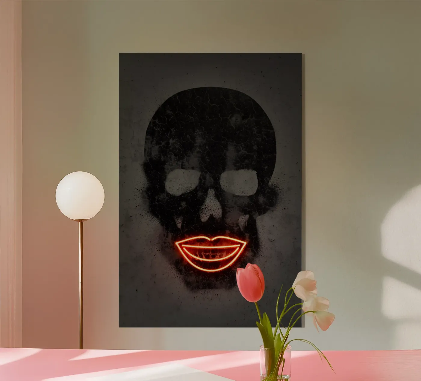 Skull plexiglass da Octavian