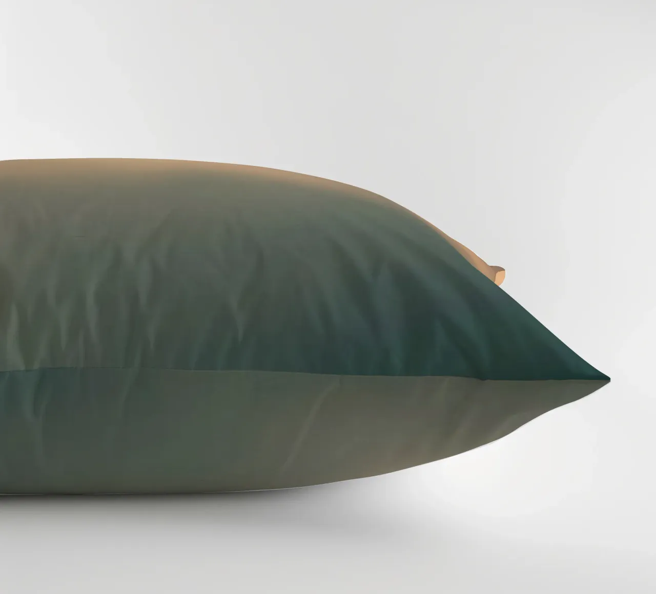 Soft abstract cloud pattern creating a tranquil decorative cushion by DesignDoodle