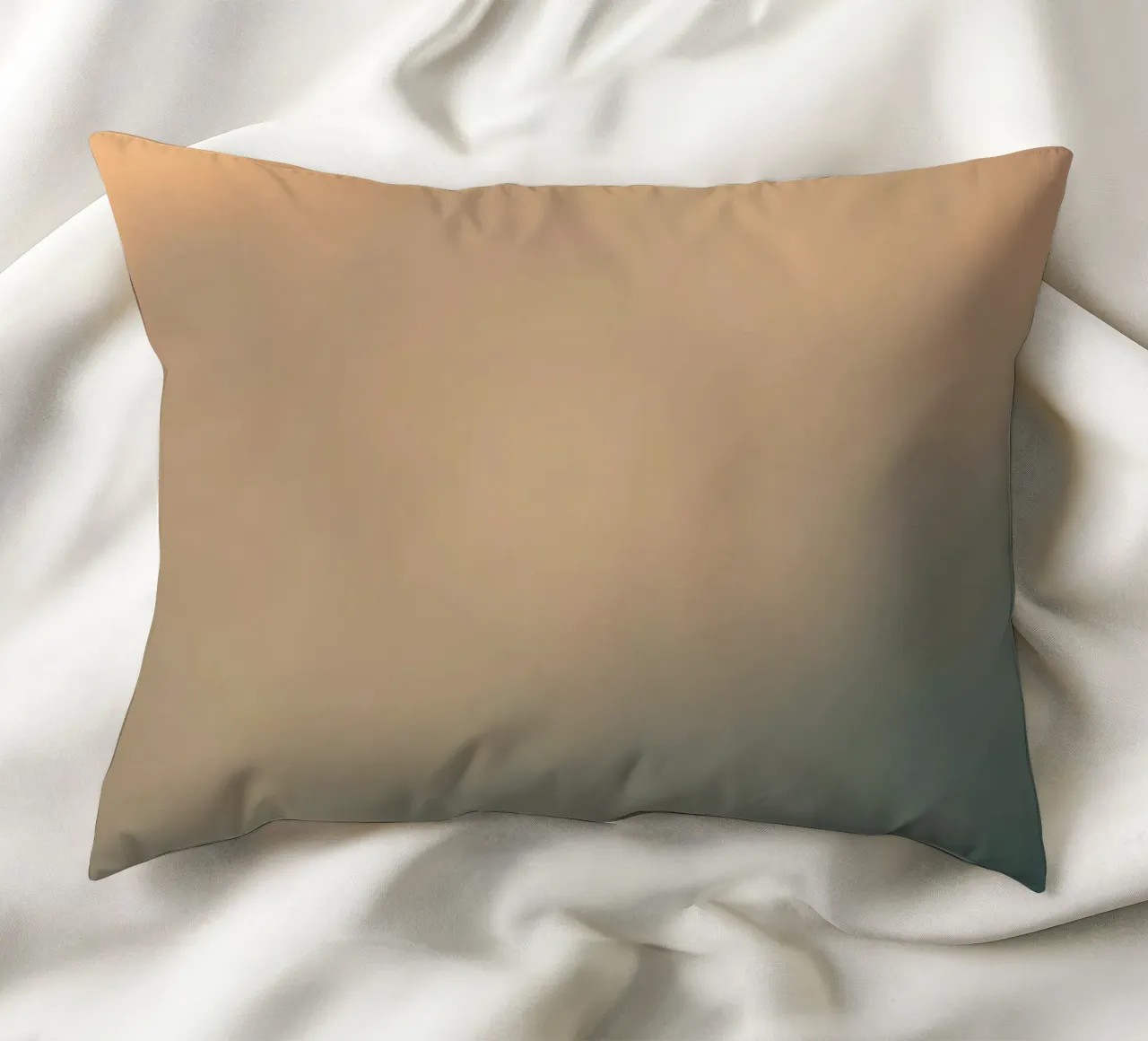 Soft abstract cloud pattern creating a tranquil decorative cushion by DesignDoodle