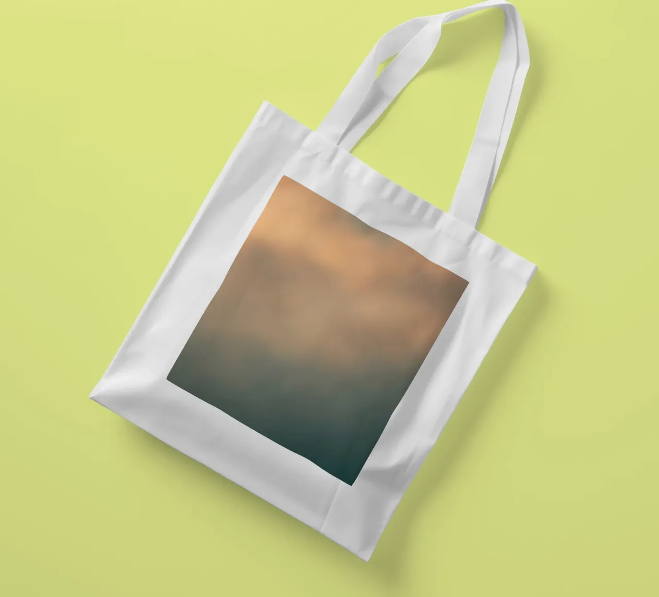 Soft abstract cloud pattern creating a tranquil tote bag by DesignDoodle