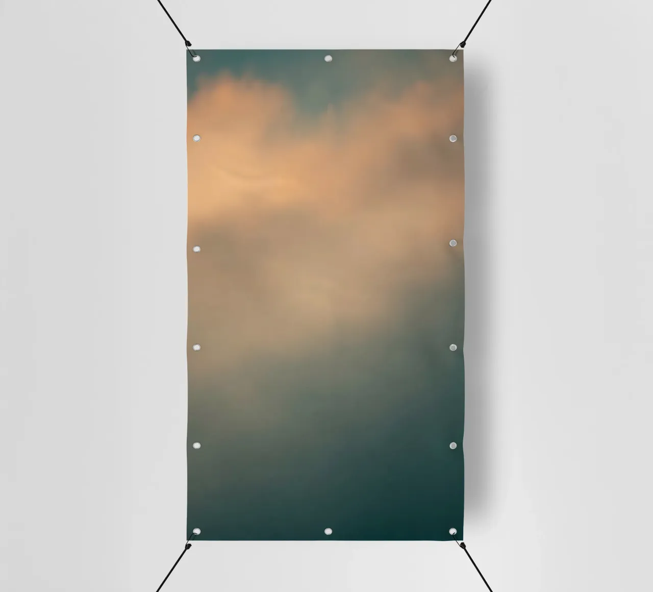 Soft abstract cloud pattern creating a tranquil pvc cover by DesignDoodle