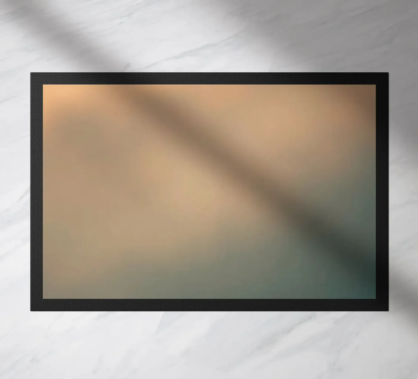 Soft abstract cloud pattern creating a tranquil doormat by DesignDoodle