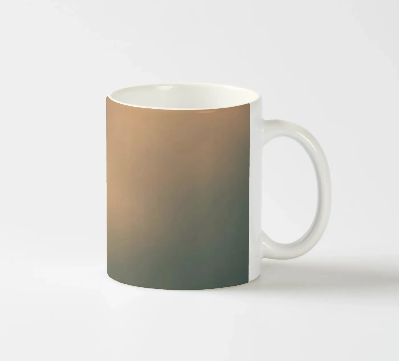 Soft abstract cloud pattern creating a tranquil ceramic mug by DesignDoodle
