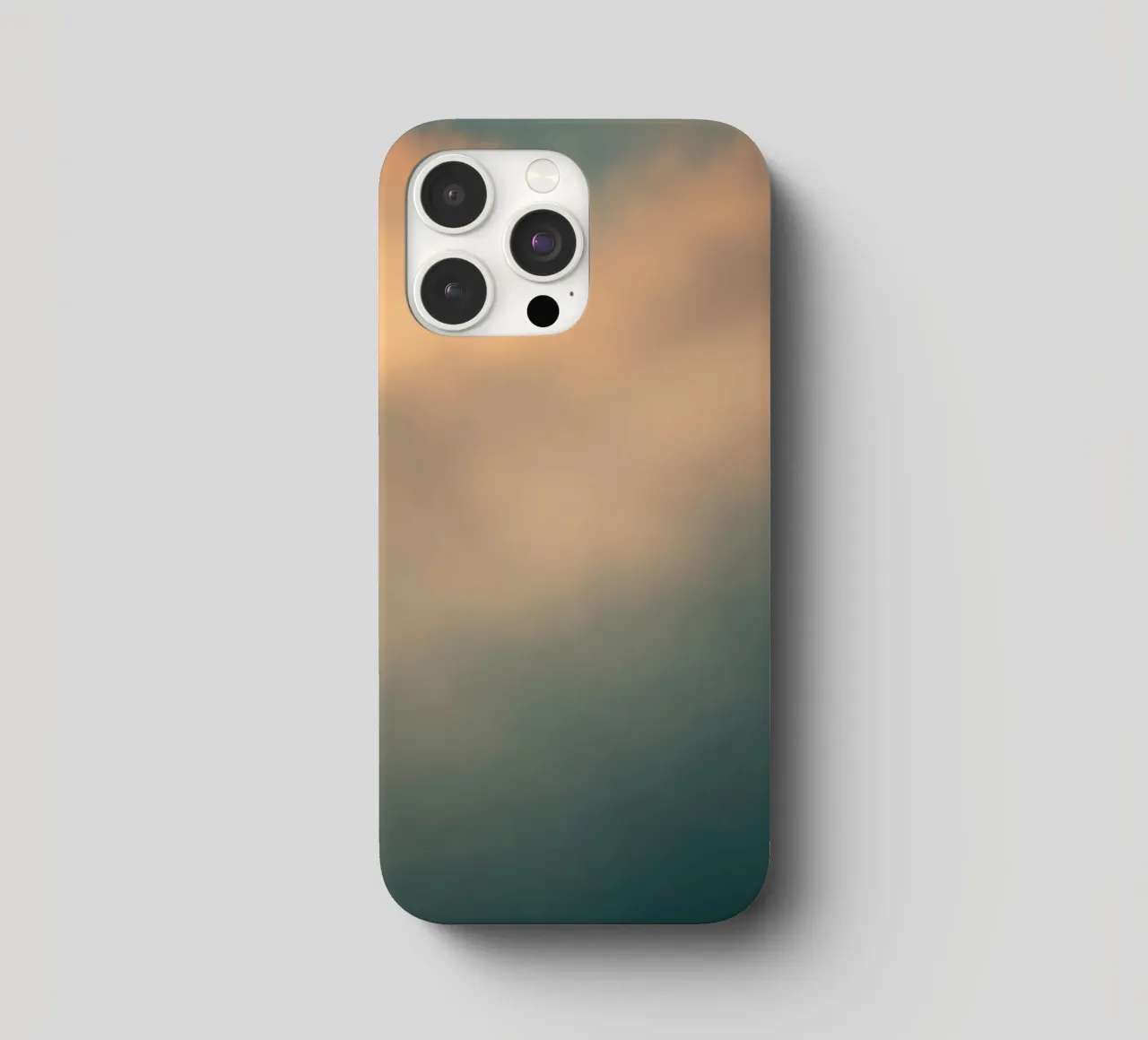 Soft abstract cloud pattern creating a tranquil iphone case by DesignDoodle