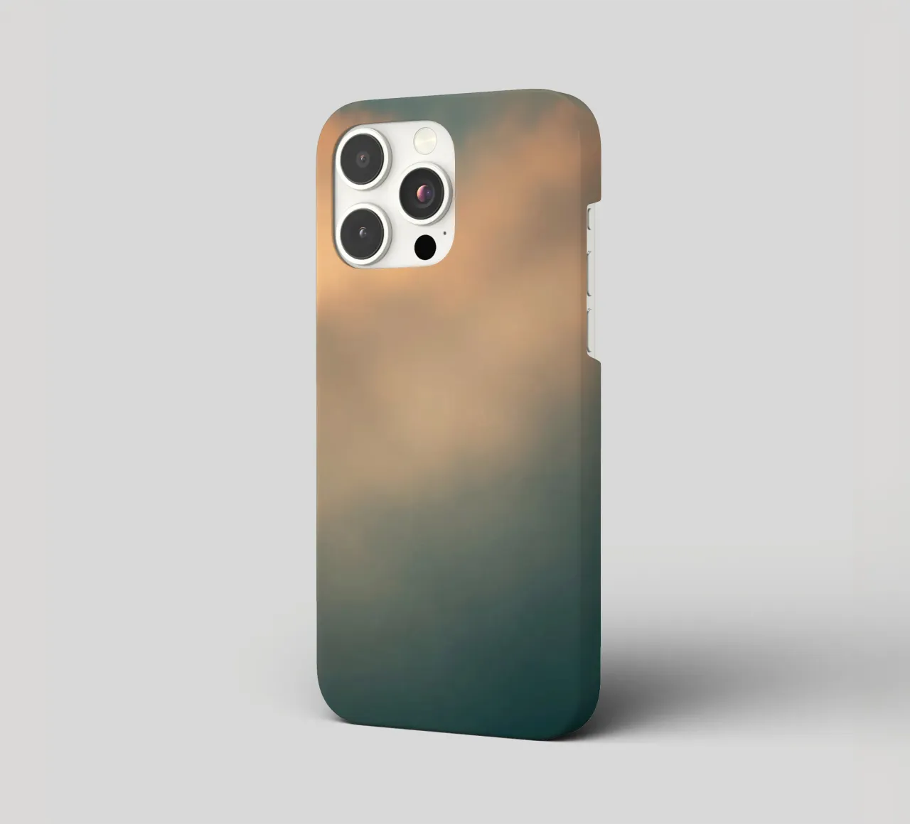 Soft abstract cloud pattern creating a tranquil iphone case by DesignDoodle