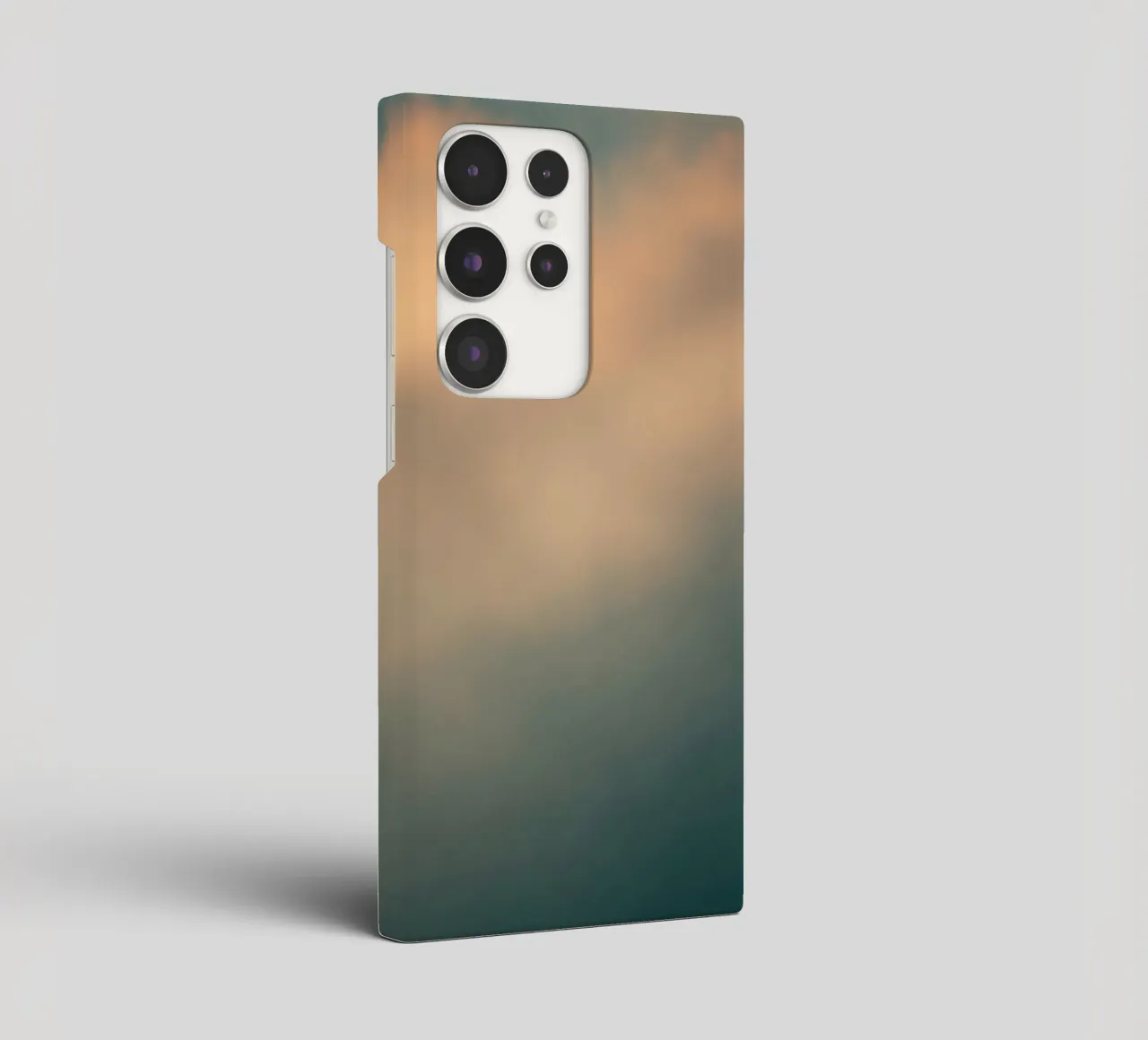 Soft abstract cloud pattern creating a tranquil samsung phone case by DesignDoodle