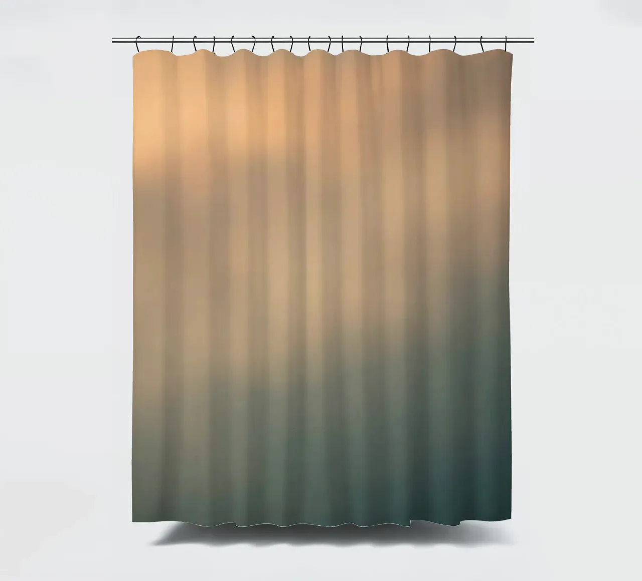 Soft abstract cloud pattern creating a tranquil shower curtain by DesignDoodle