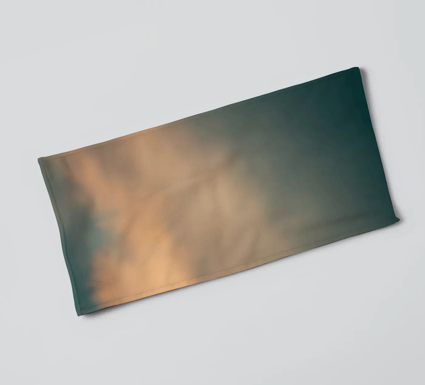 Soft abstract cloud pattern creating a tranquil towel by DesignDoodle