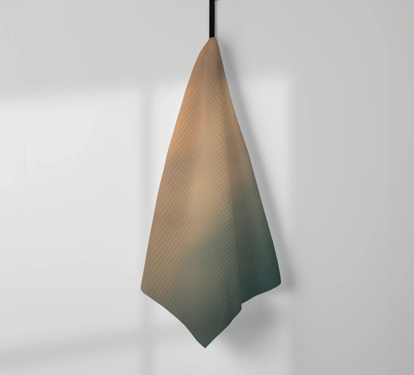 Soft abstract cloud pattern creating a tranquil tea towel by DesignDoodle