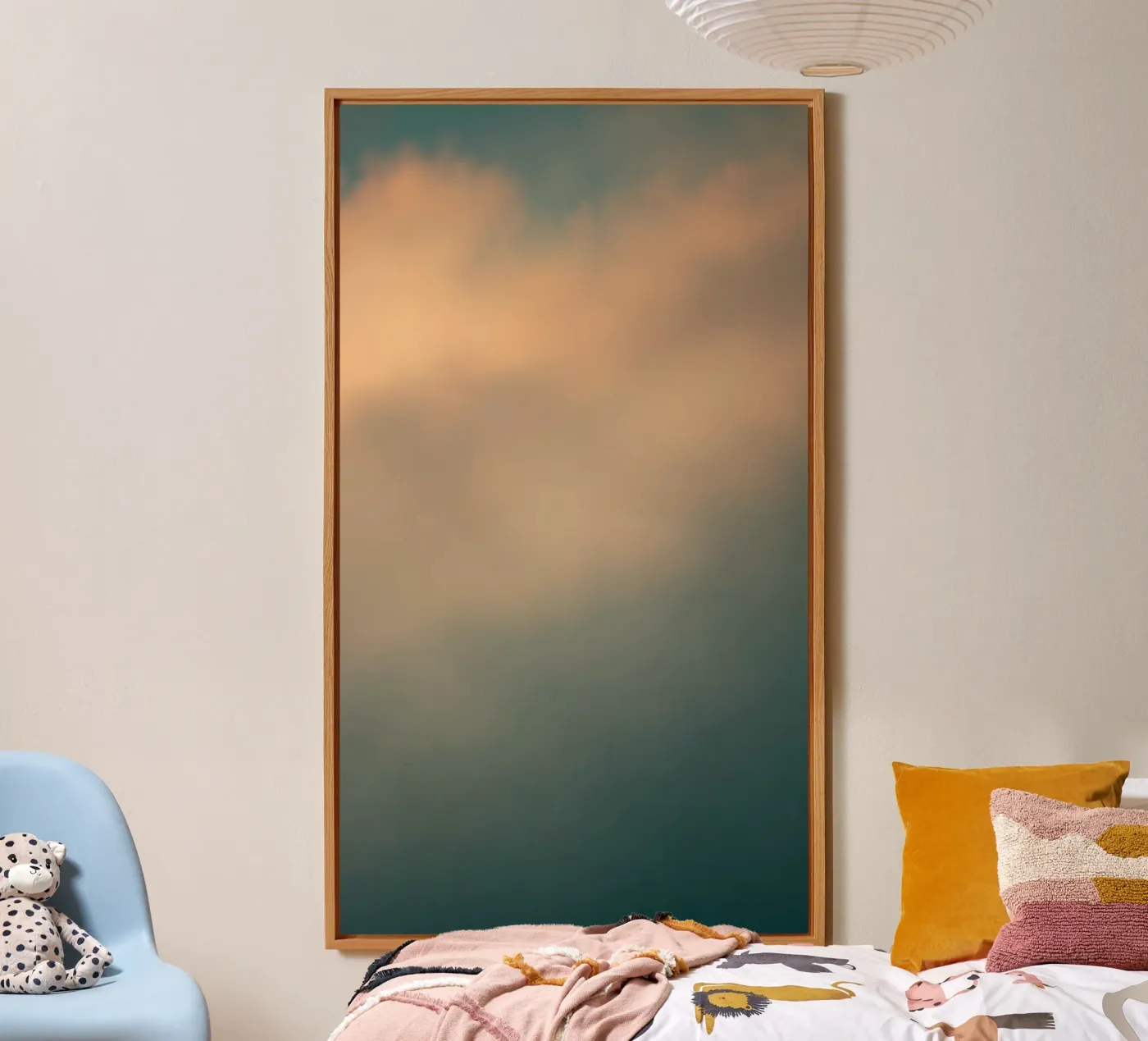 Soft abstract cloud pattern creating a tranquil forex plate by DesignDoodle