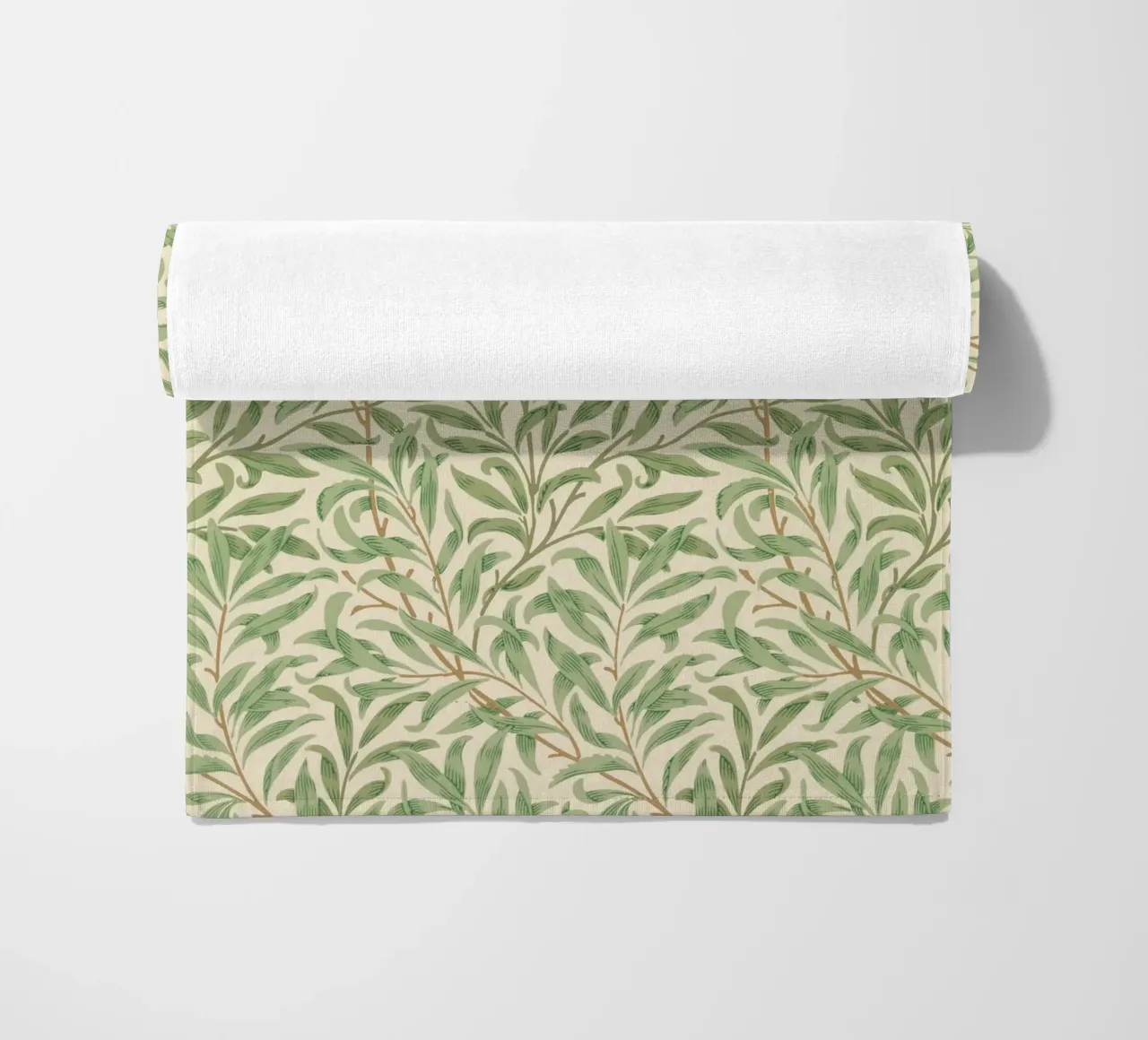 William Morris - Willow Bough beach towel by William Store