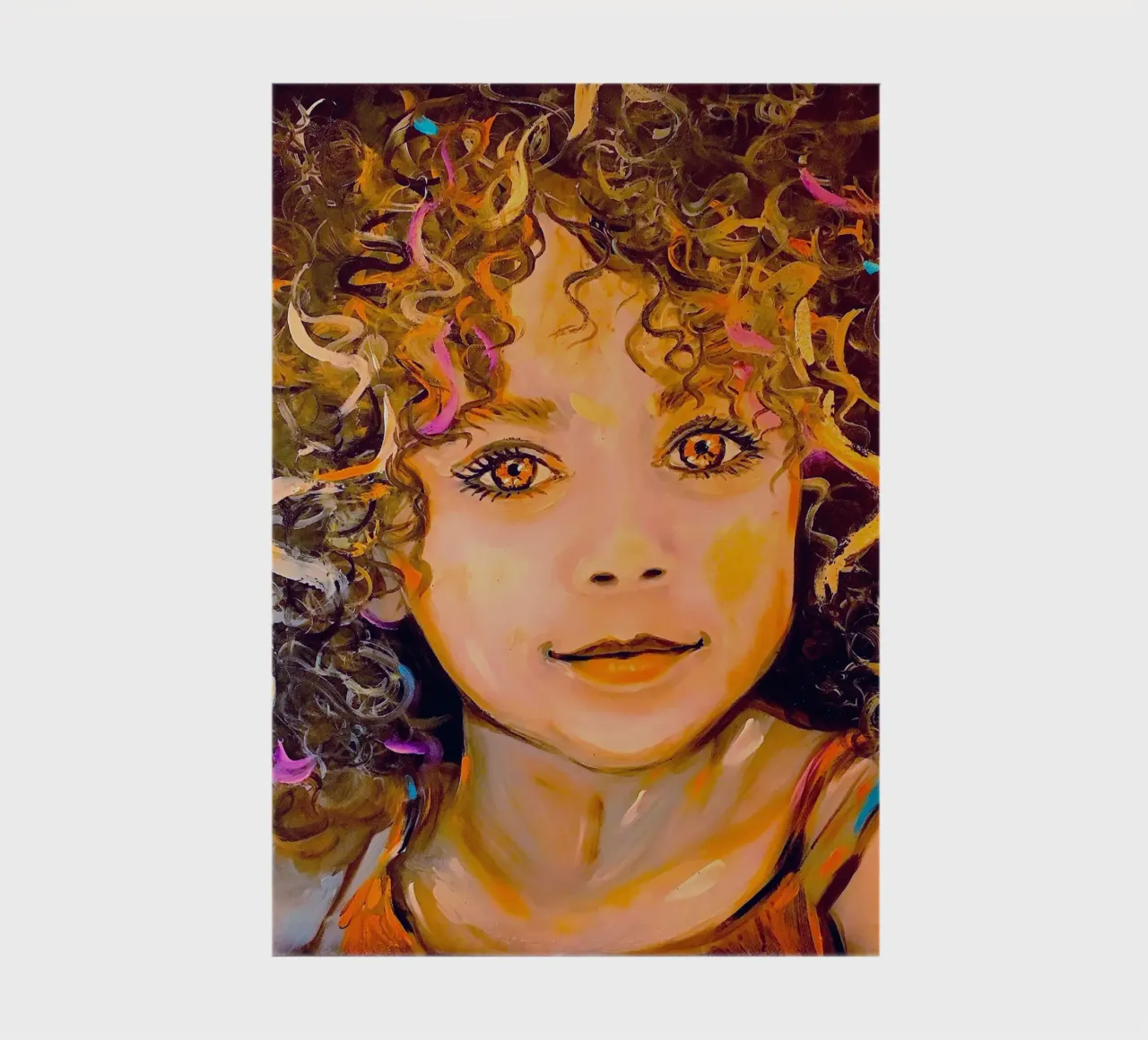 Soft smile notebook by Happy 😃 Art 🎨 by Christine Schnoell