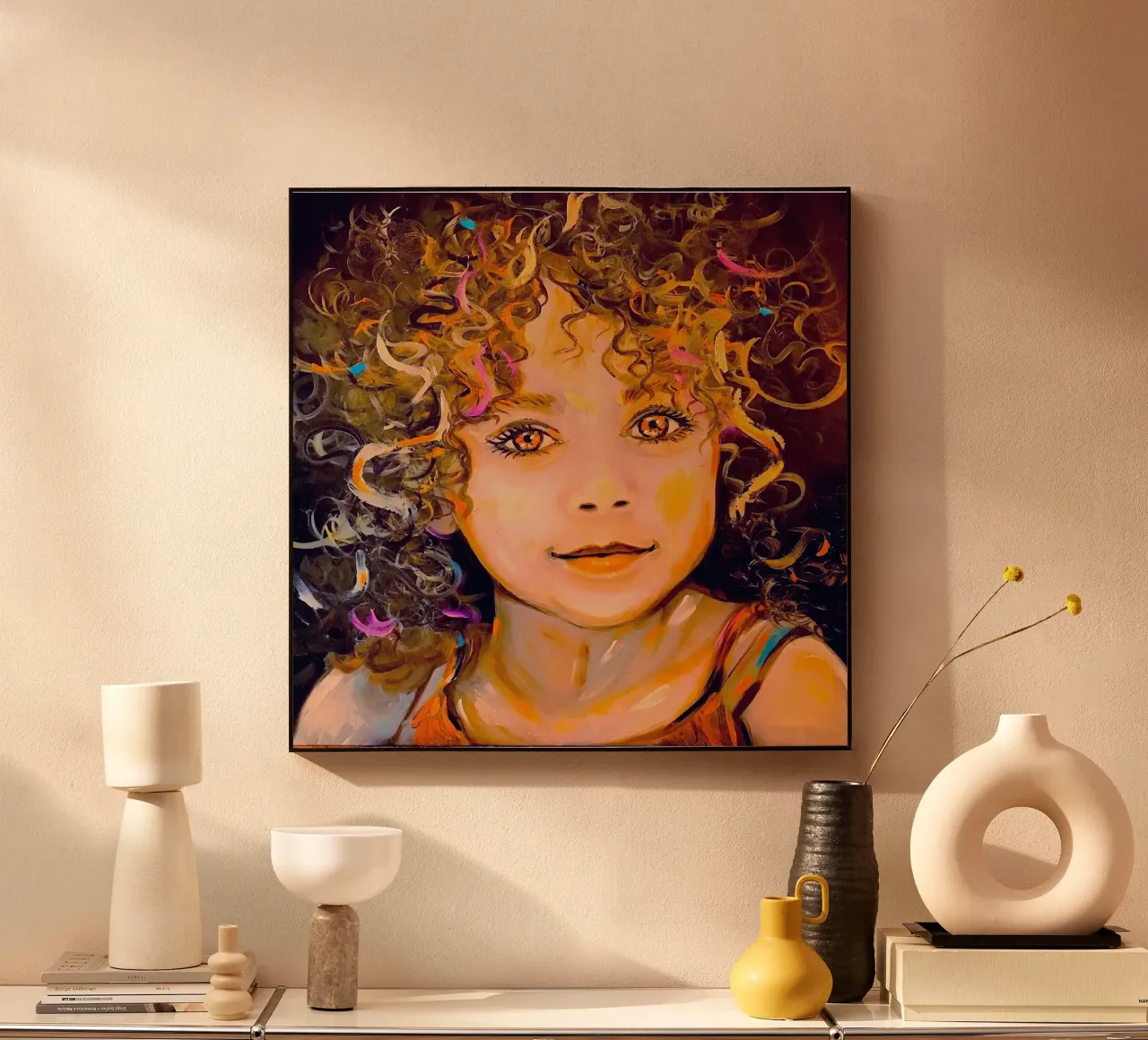 Soft smile plexiglass da Happy 😃 Art 🎨 by Christine Schnoell