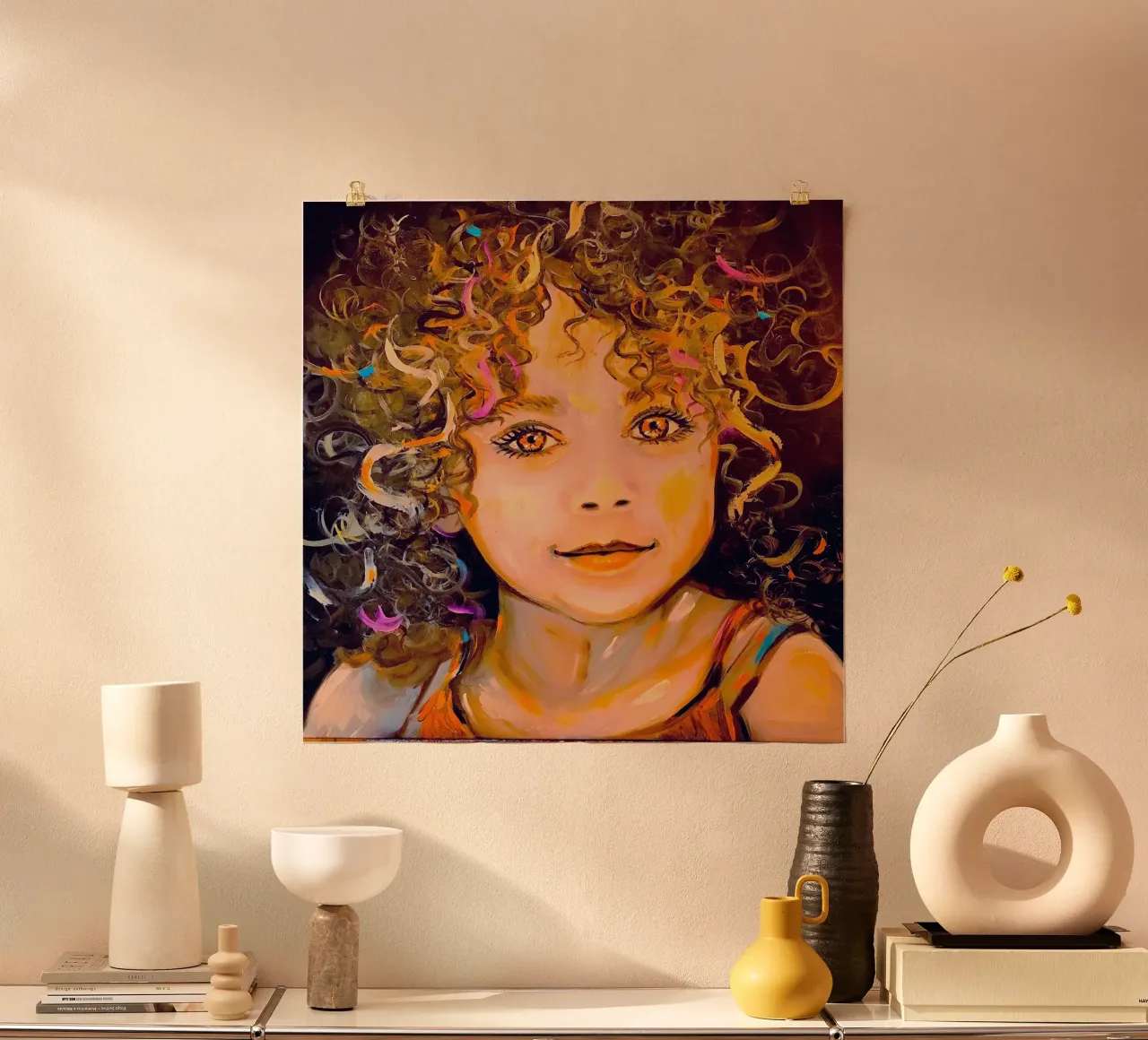 Soft smile poster da Happy 😃 Art 🎨 by Christine Schnoell