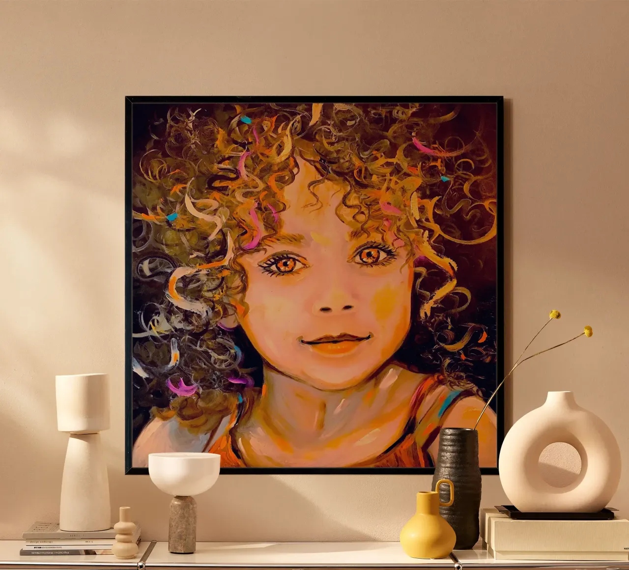 Soft smile poster da Happy 😃 Art 🎨 by Christine Schnoell