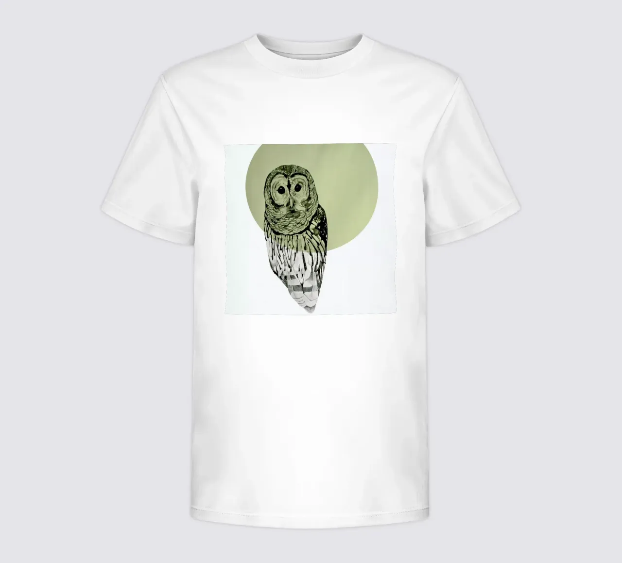 Owl kids t-shirt by Morgan Kendall