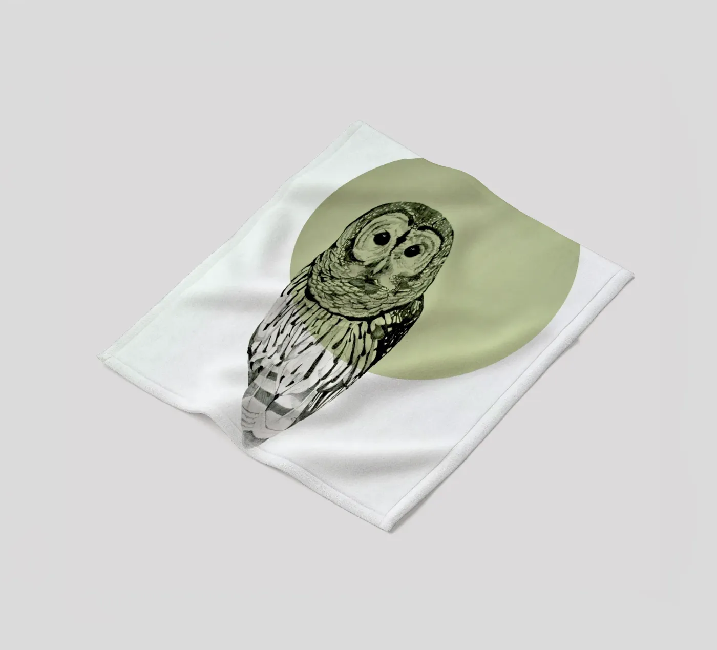 Owl fleecedeken van Morgan Kendall