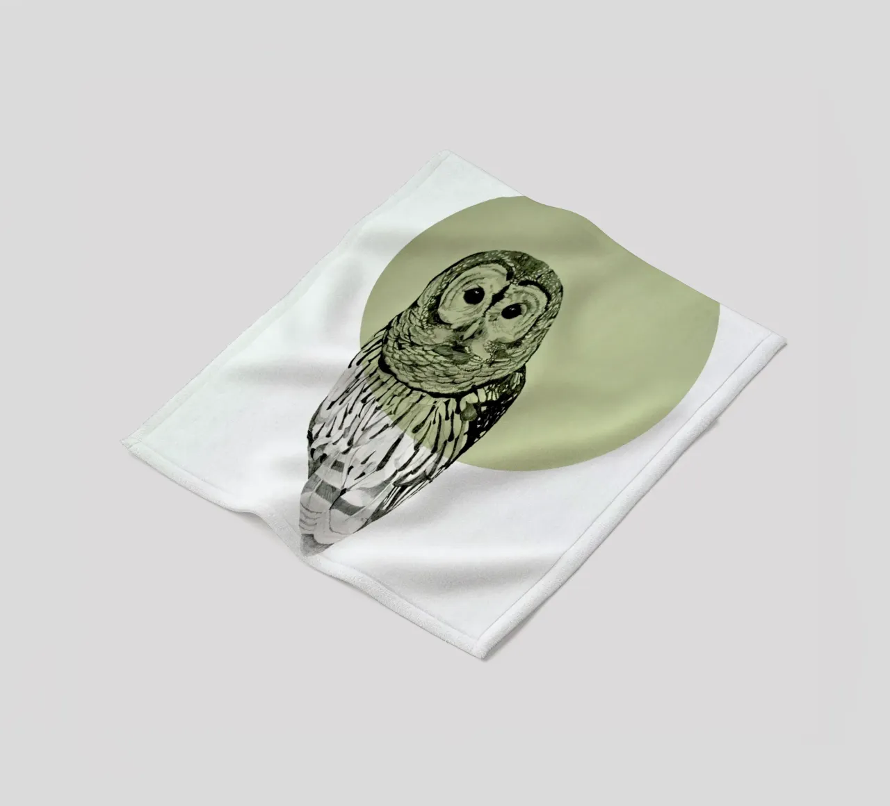 Owl fleecedeken van Morgan Kendall