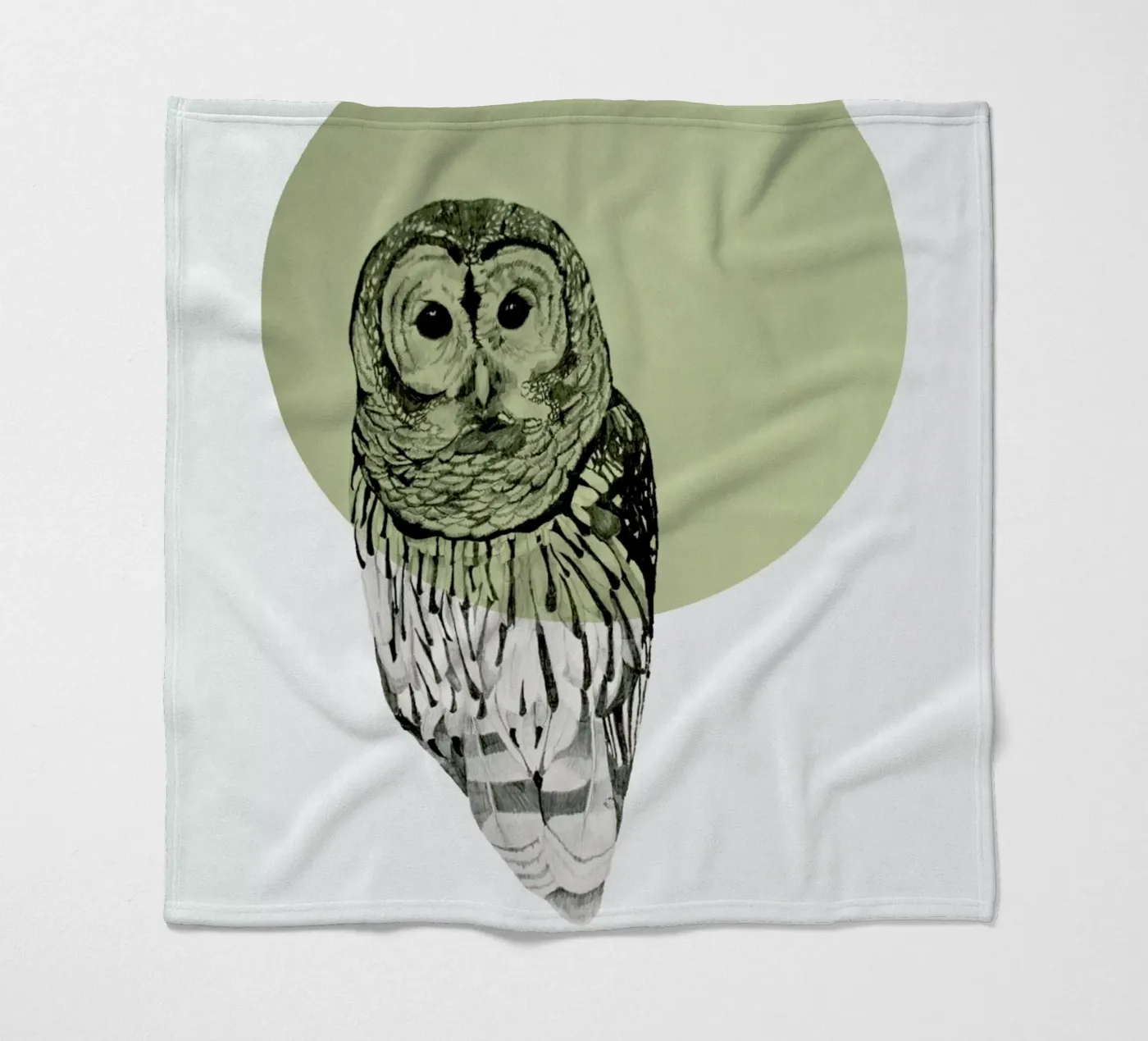 Owl fleecedeken van Morgan Kendall