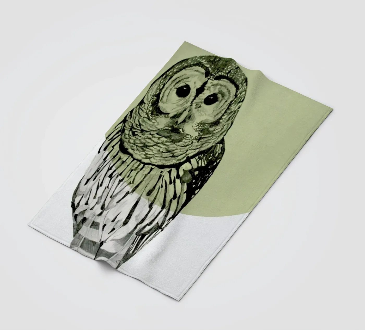 Owl fleecedeken van Morgan Kendall