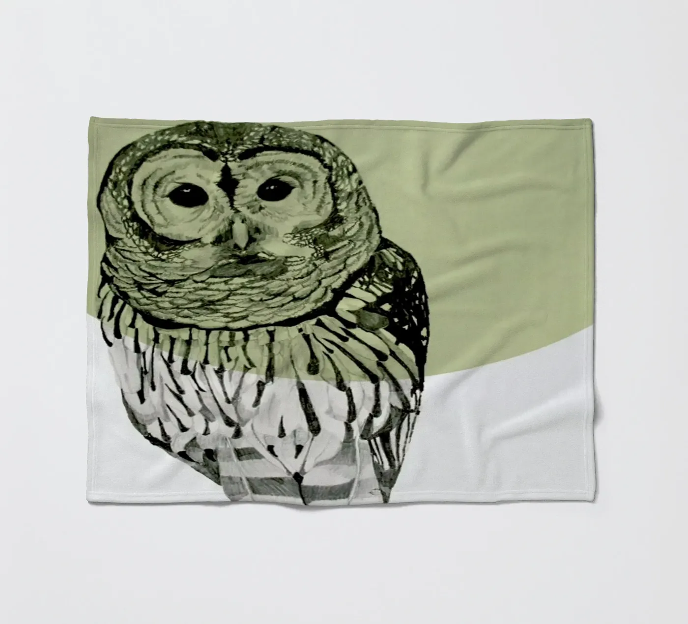 Owl fleecedeken van Morgan Kendall