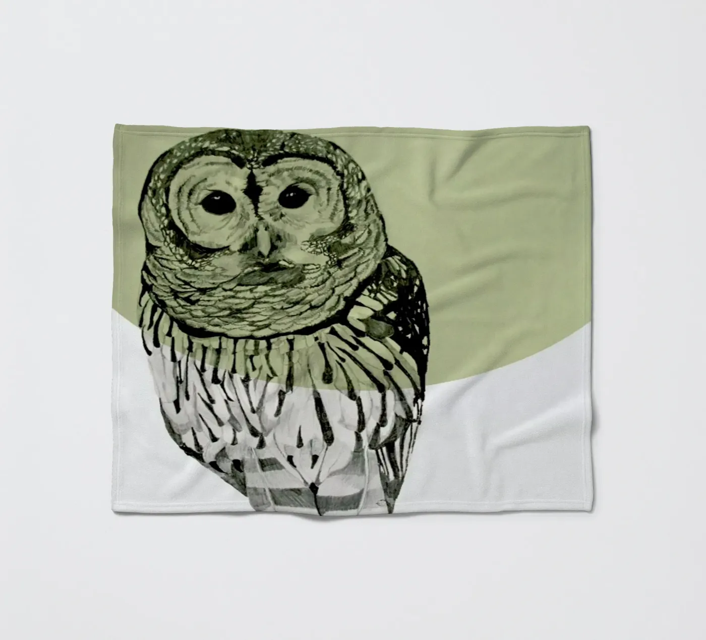 Owl fleecedeken van Morgan Kendall