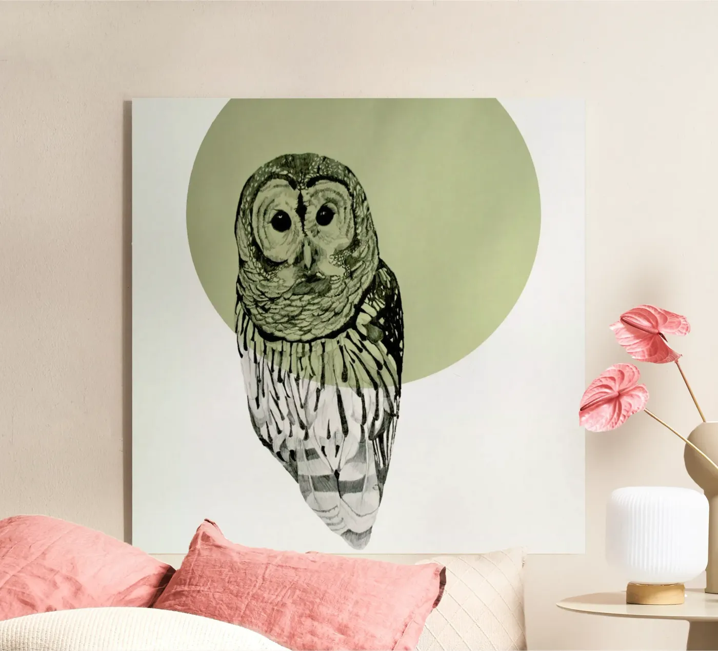 Owl plexiglass da Morgan Kendall