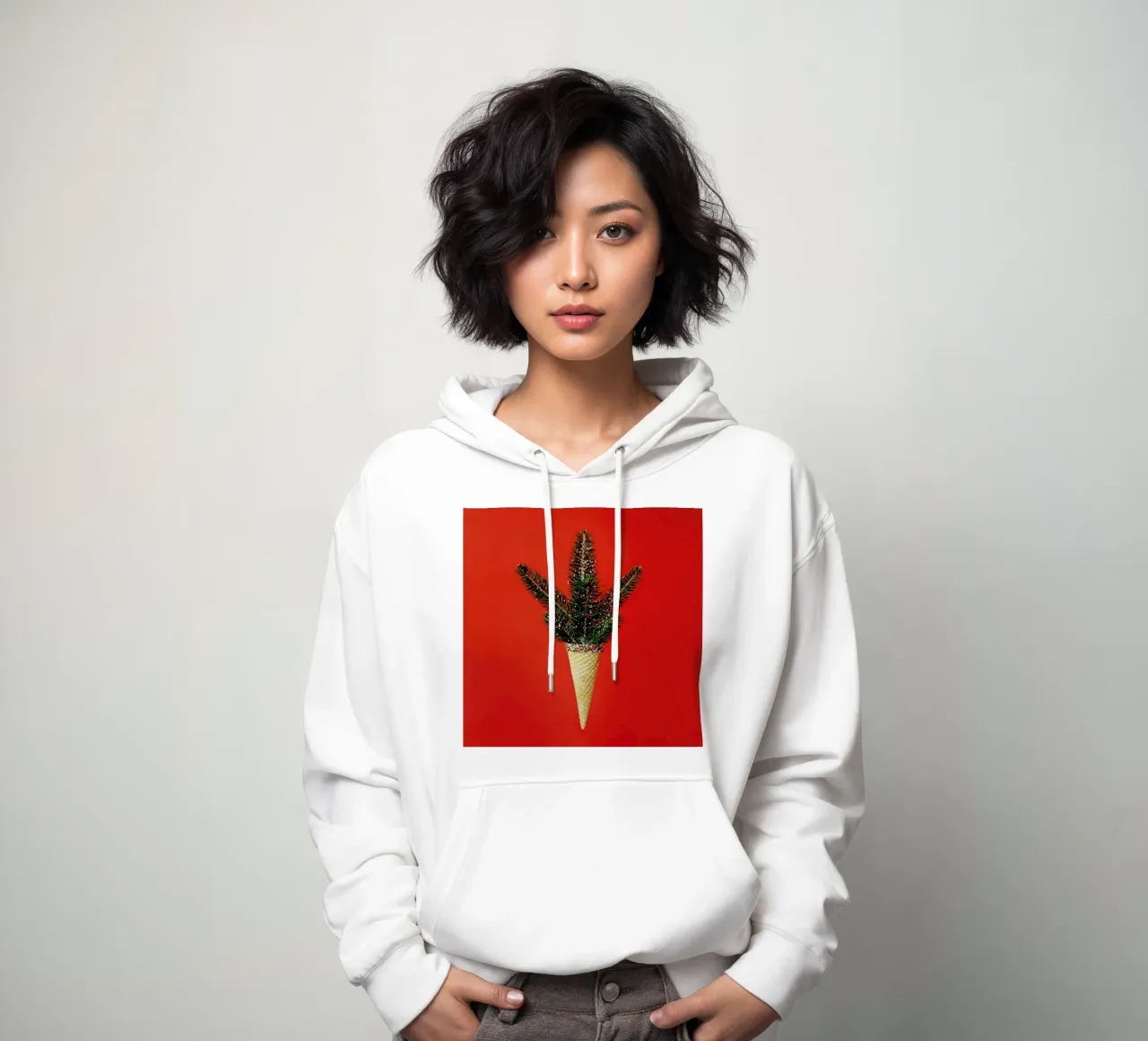 Pine Cone sudadera con capucha de Juj Winn