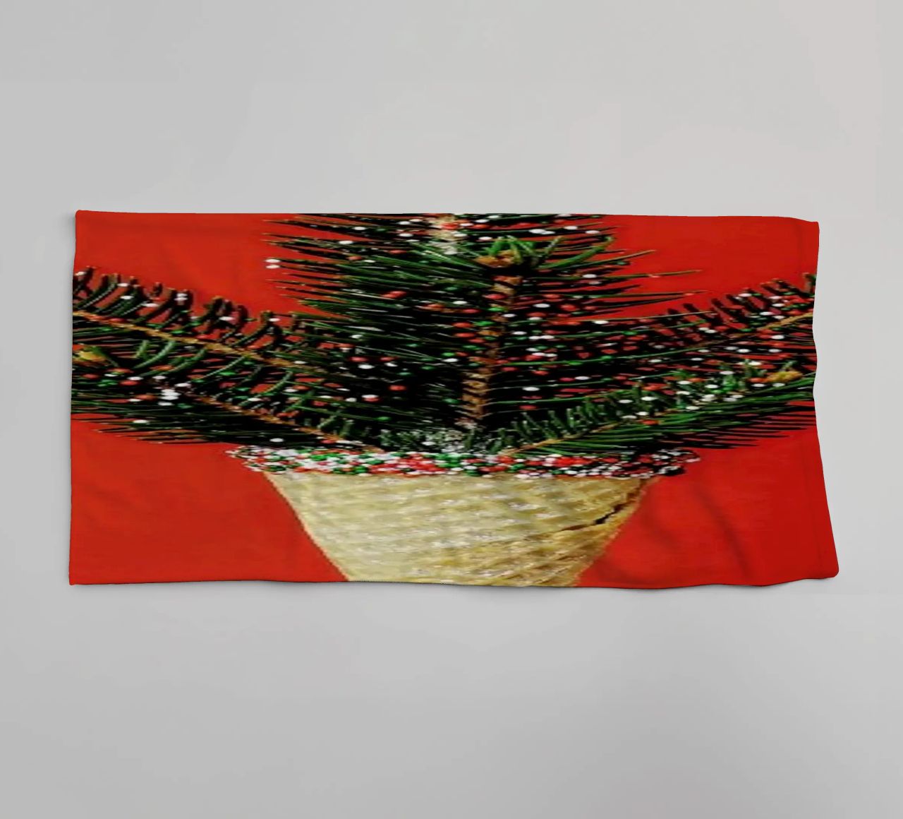 Pine Cone towel by Juj Winn