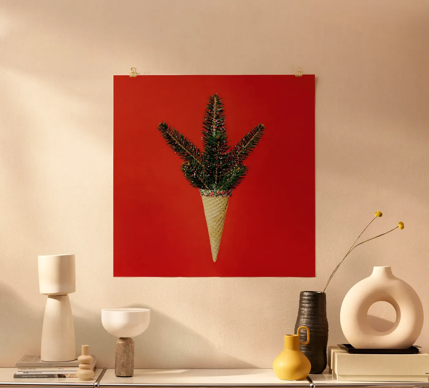 Pine Cone poster by Juj Winn