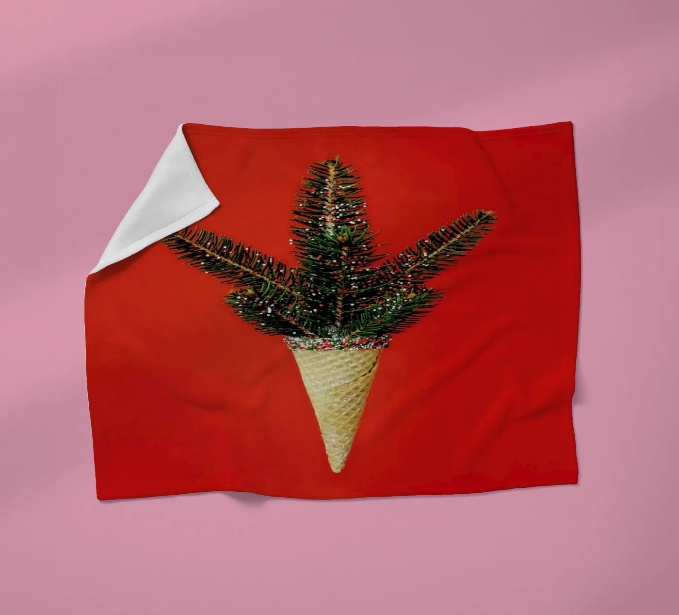 Pine Cone fleecedeken van Juj Winn