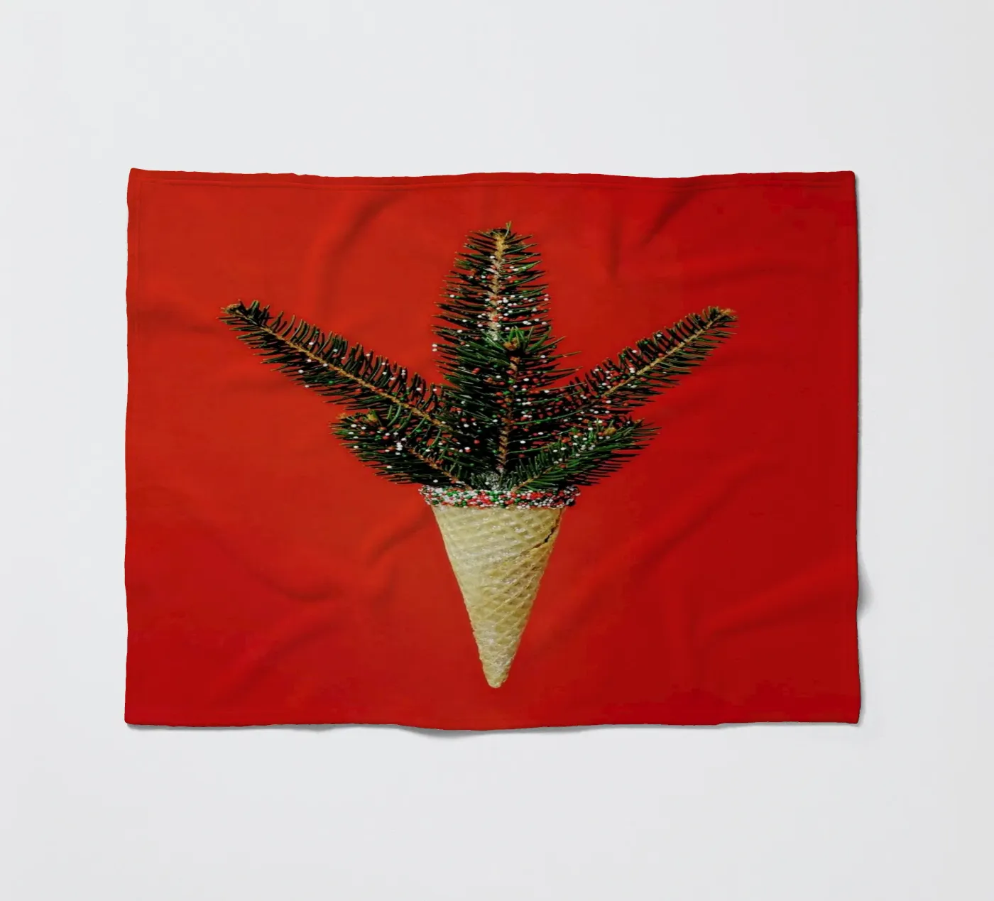 Pine Cone Fleecedecke von Juj Winn