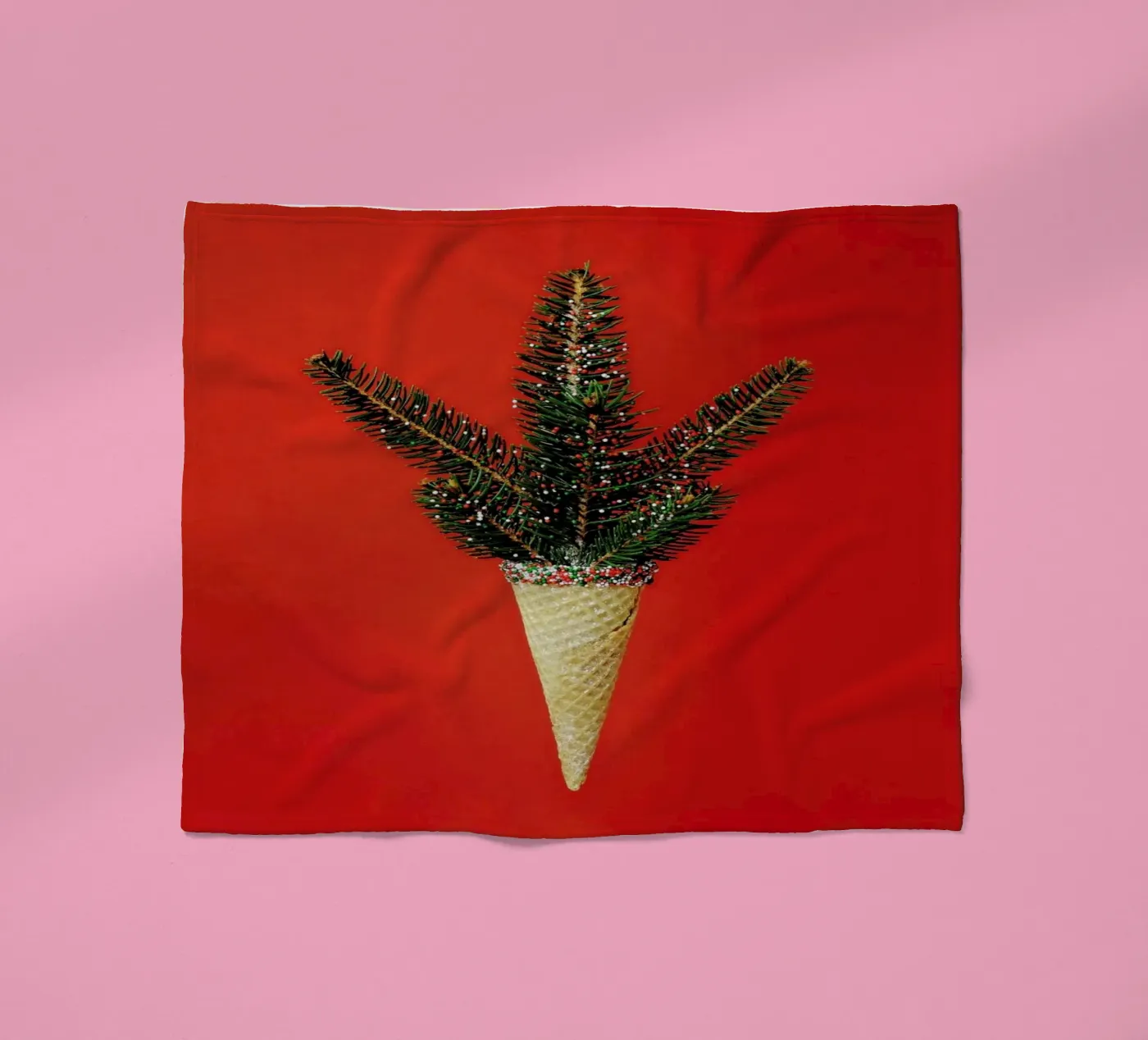 Pine Cone fleecedeken van Juj Winn