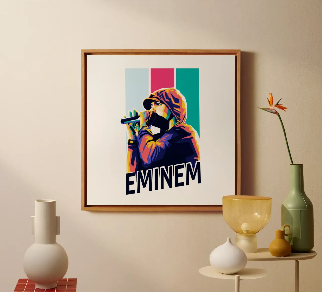 Eminem Wpap tela con Cornice a cassetta da WPAP MALANG