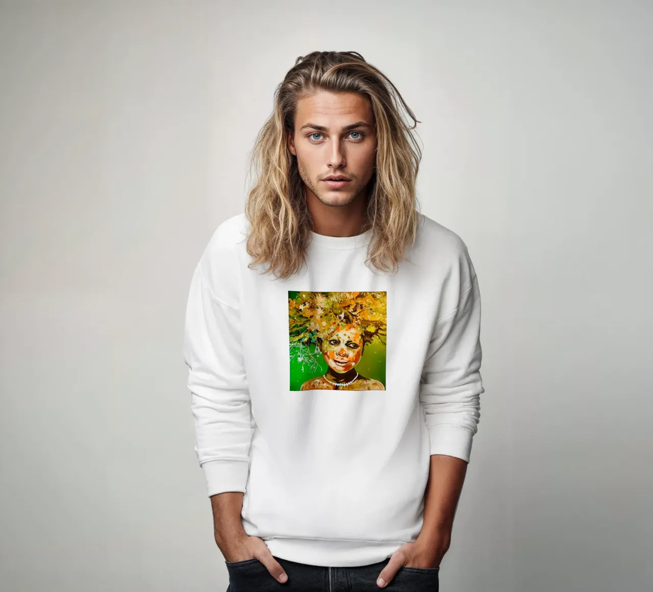 Blumenkind felpa da Happy ๐ Art ๐จ by Christine Schnoell