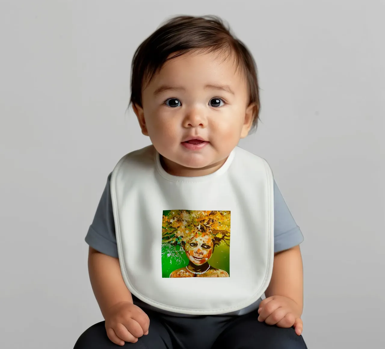 Blumenkind bavaglino da Happy 😃 Art 🎨 by Christine Schnoell