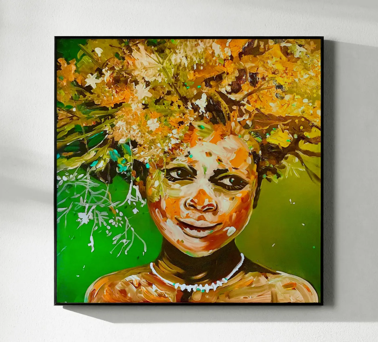 Blumenkind plexiglass da Happy 😃 Art 🎨 by Christine Schnoell