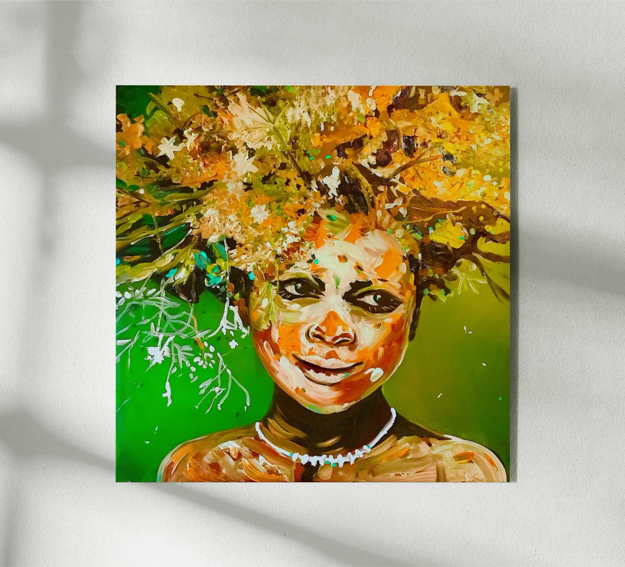 Blumenkind plexiglass da Happy 😃 Art 🎨 by Christine Schnoell