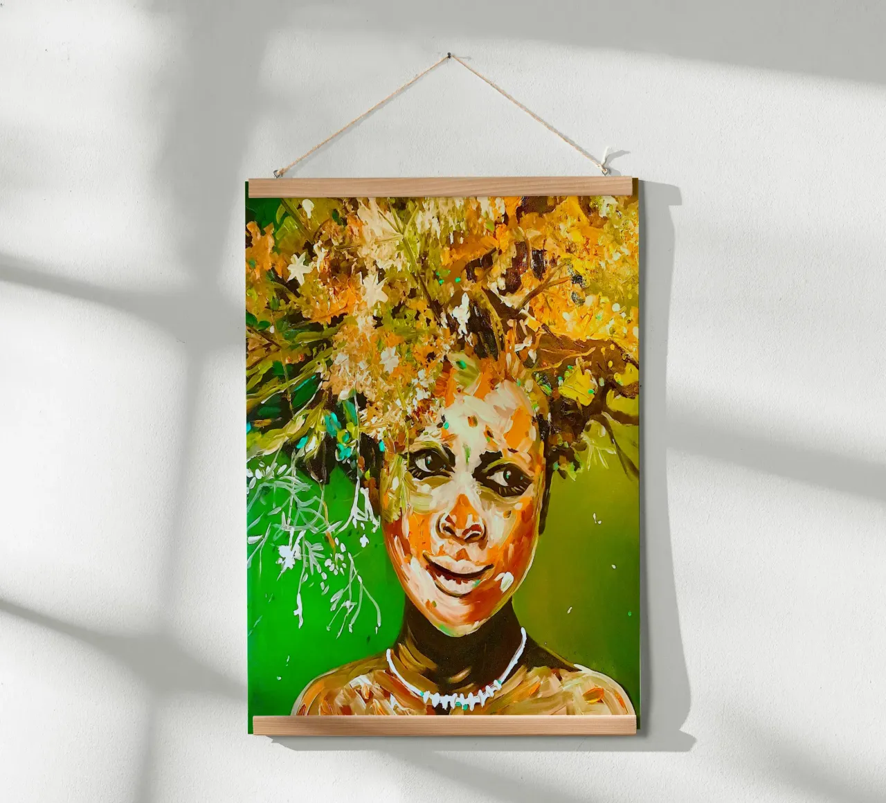 Blumenkind poster da Happy 😃 Art 🎨 by Christine Schnoell