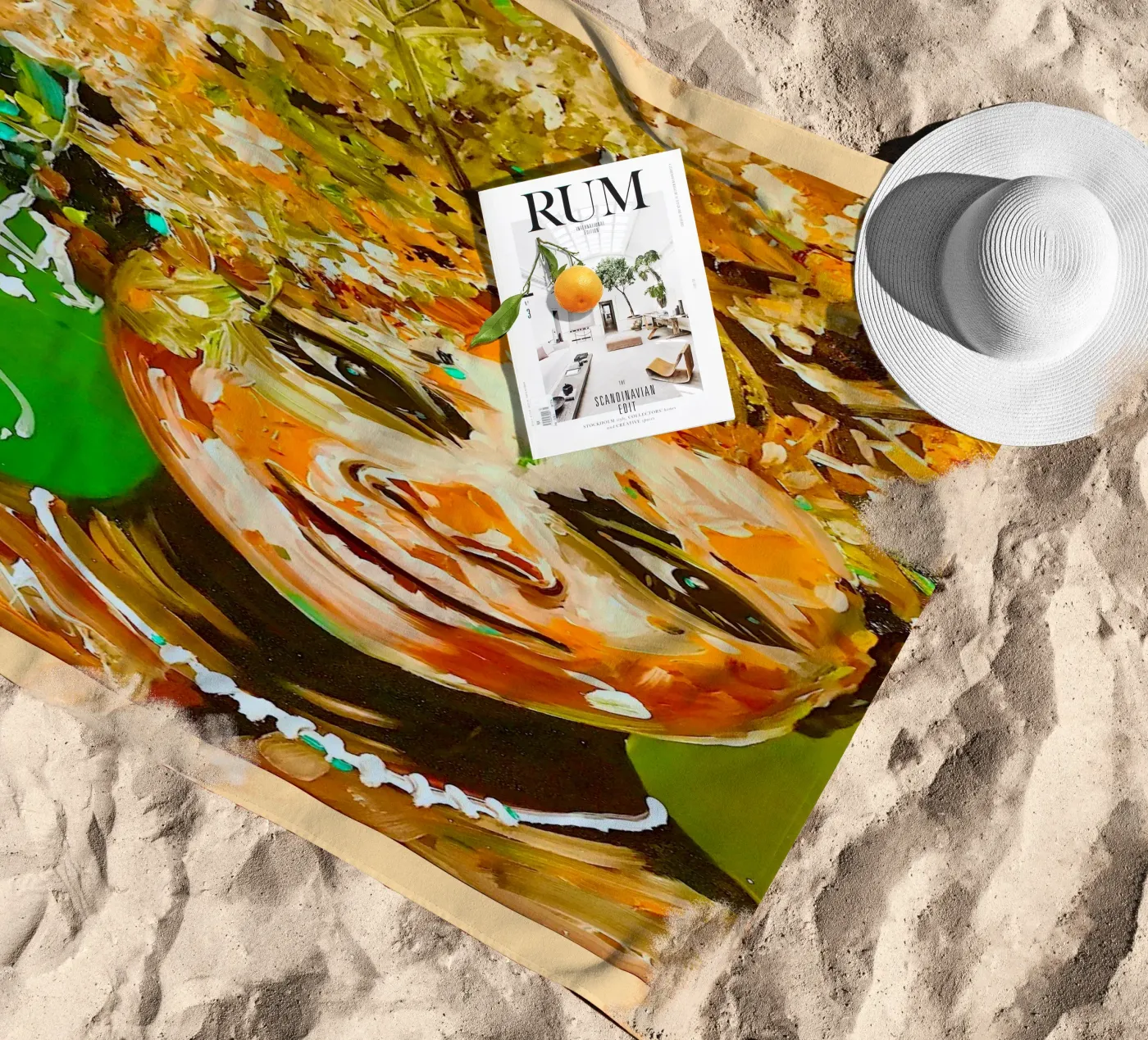 Blumenkind telo mare da Happy 😃 Art 🎨 by Christine Schnoell