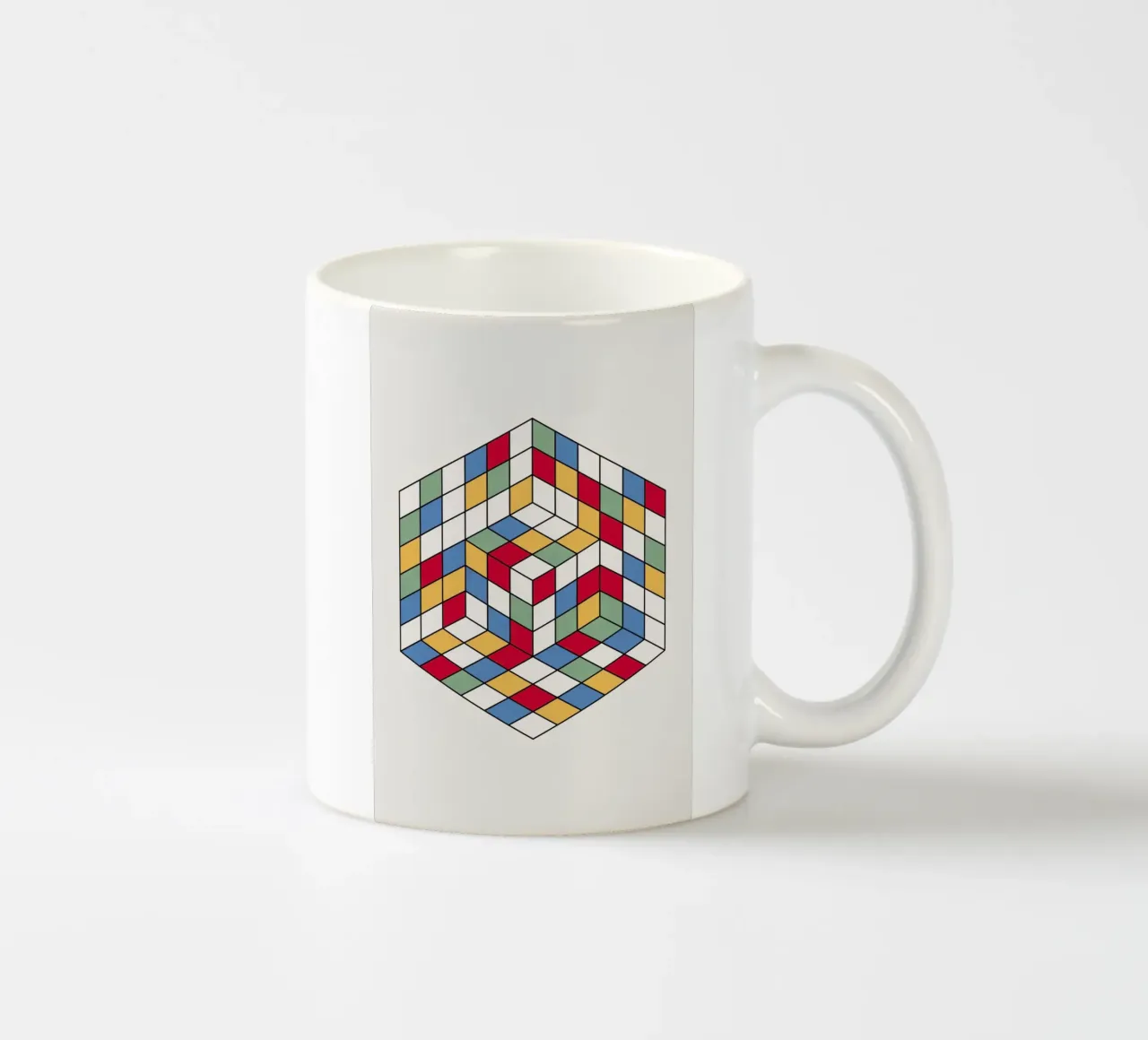 Cubique tazza in ceramica da The Poster Kid