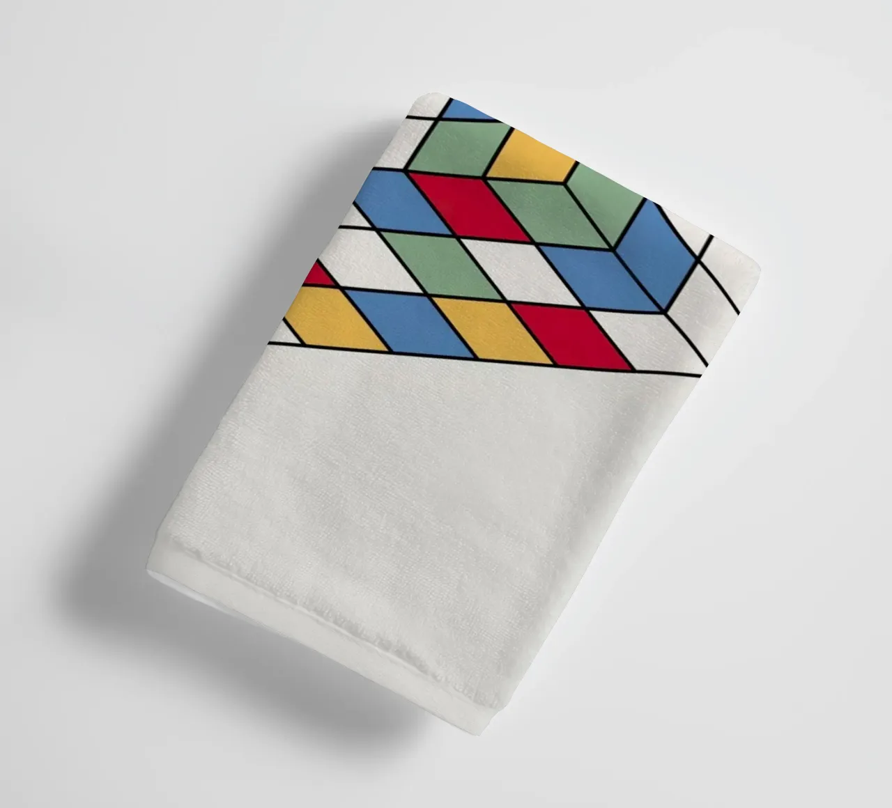 Cubique asciugamano da bagno da The Poster Kid