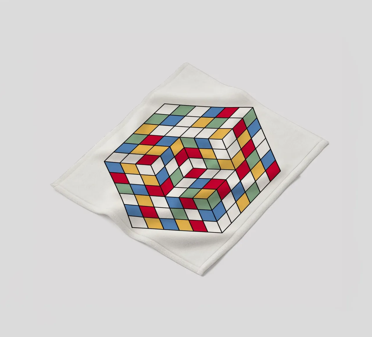 Cubique coperta in pile da The Poster Kid