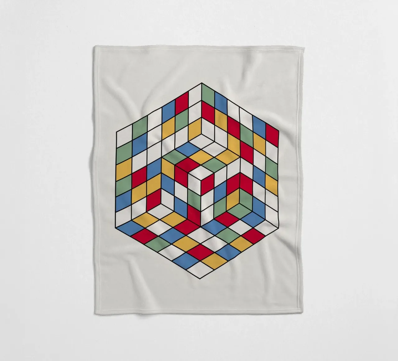 Cubique coperta in pile da The Poster Kid