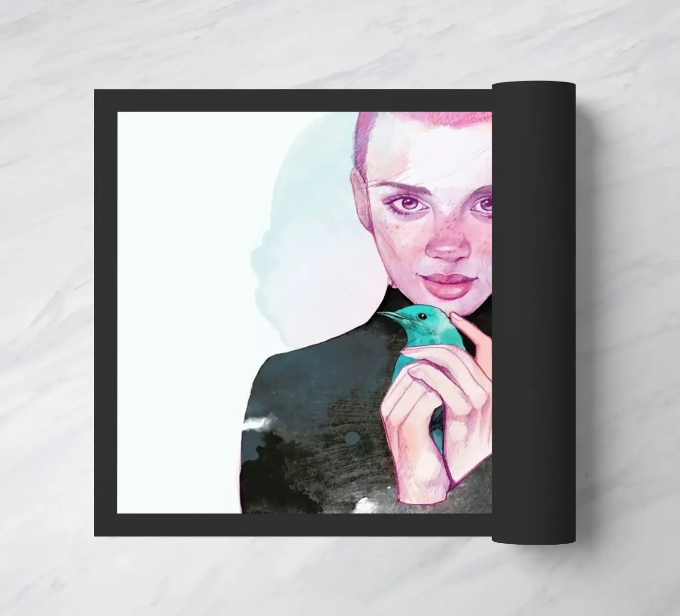 Bird doormat by Ina Stanimirova