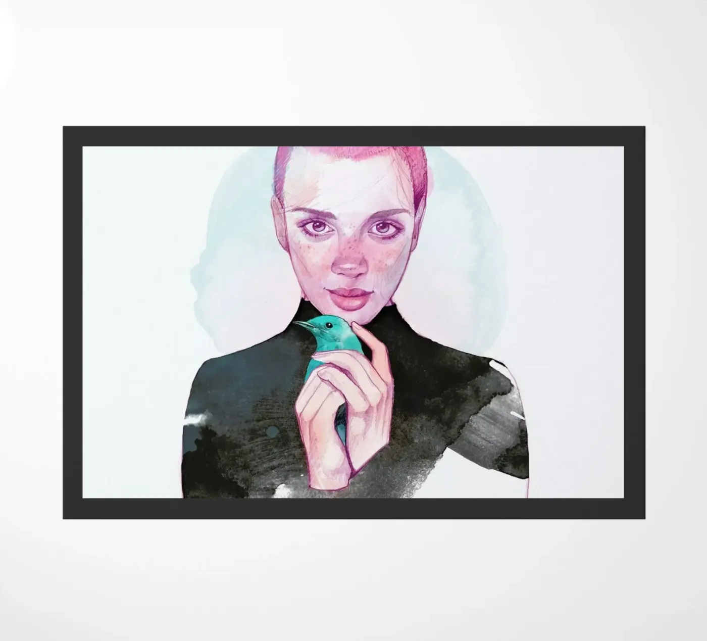 Bird doormat by Ina Stanimirova