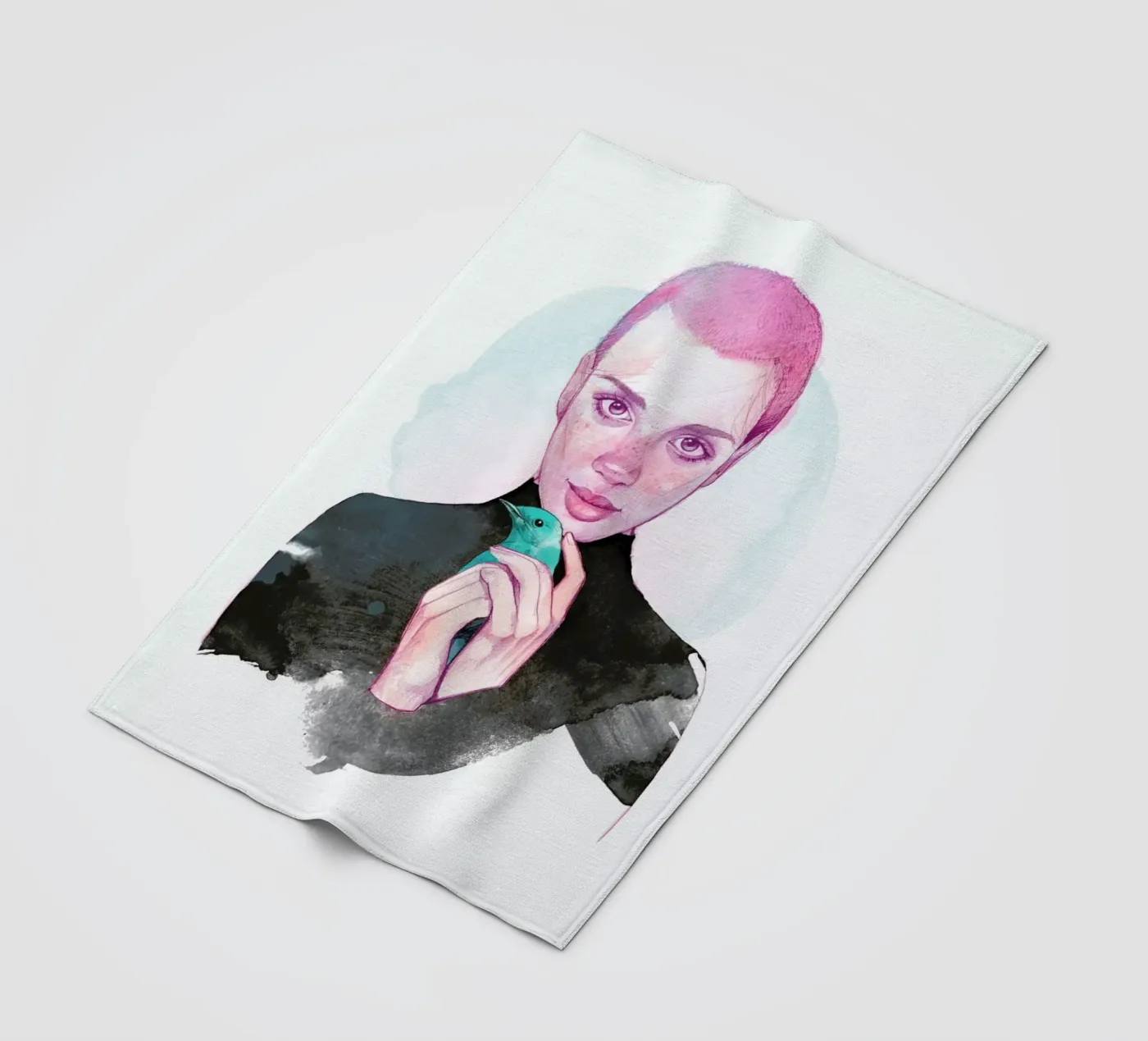 Bird coperta in pile da Ina Stanimirova