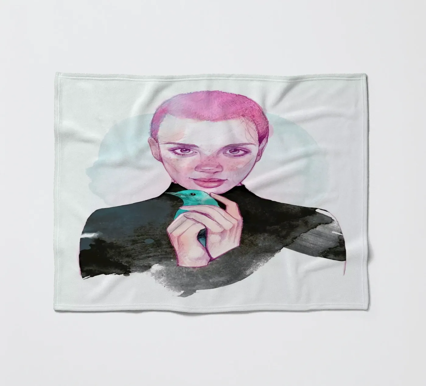 Bird coperta in pile da Ina Stanimirova