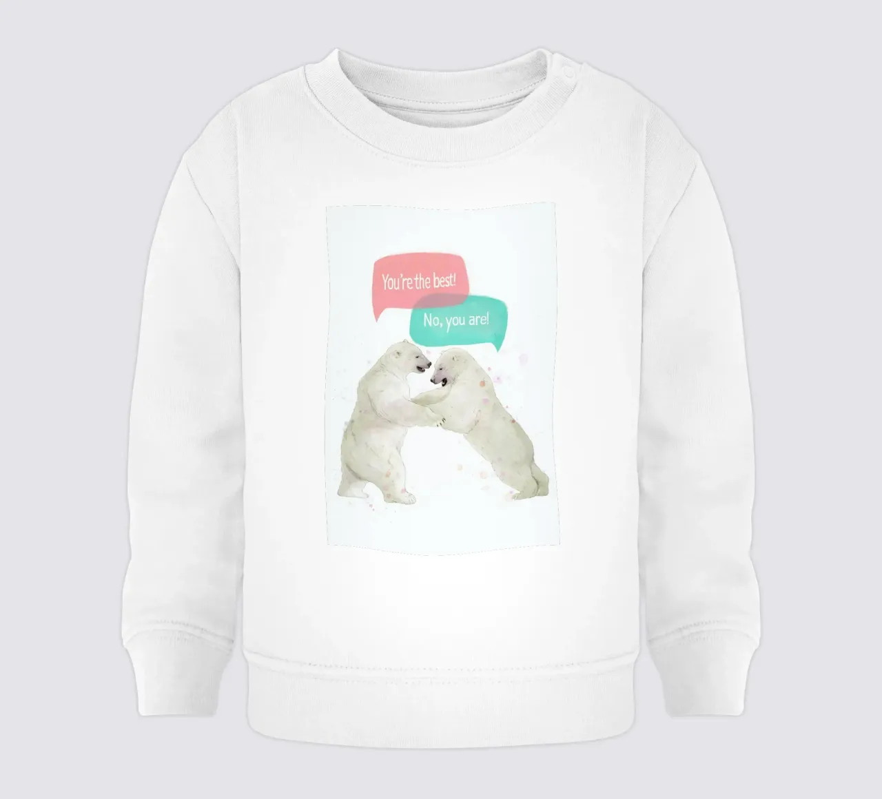 Playful Bears felpa neonato da Laura Graves
