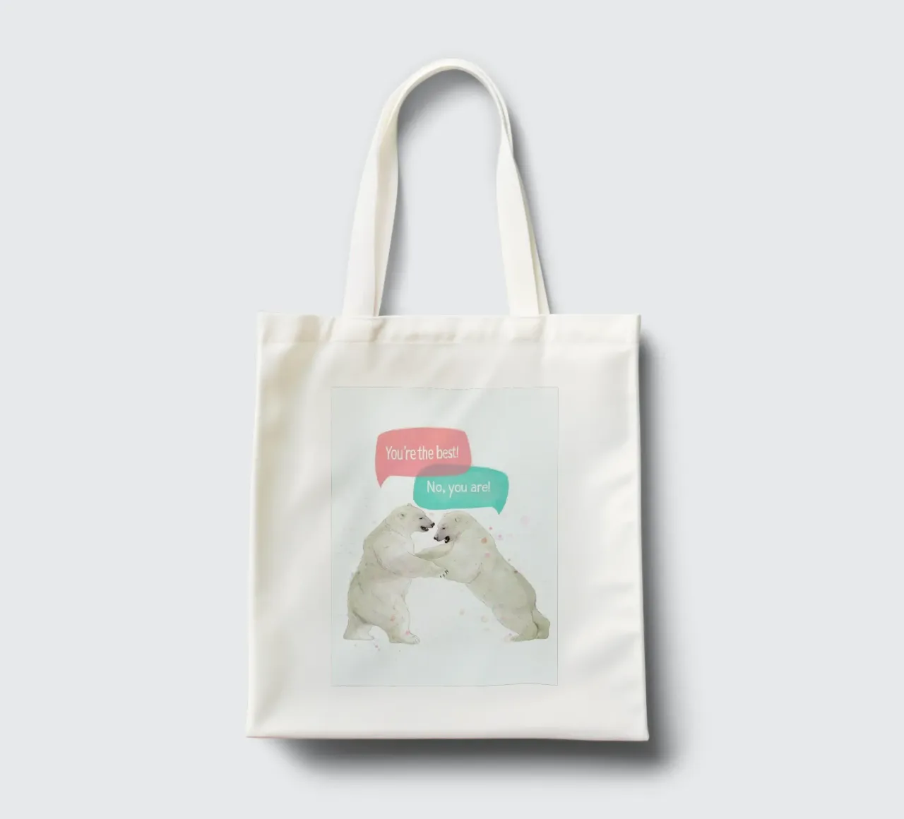 Playful Bears borsa in juta da Laura Graves